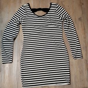 Striped mini dress